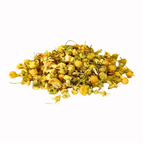 Renteana chamomile herbal tea with dried chamomile flowers