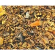 Χύμα μείγμα τσαγιού Velvet Chocolate Rooibos Renteana με κομμάτια κακάο, φλούδες πορτοκαλιού και ζαχαρωμένη πιπερόριζα. Loose leaf Velvet Chocolate rooibos tea blend with cocoa nibs, orange peel, and ginger.
